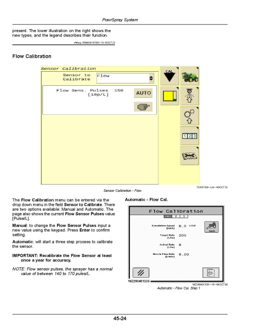 John Deere 332M and 340M Self-Propelled Sprayers (Europe) Operators Manual (OM5MZ10008)