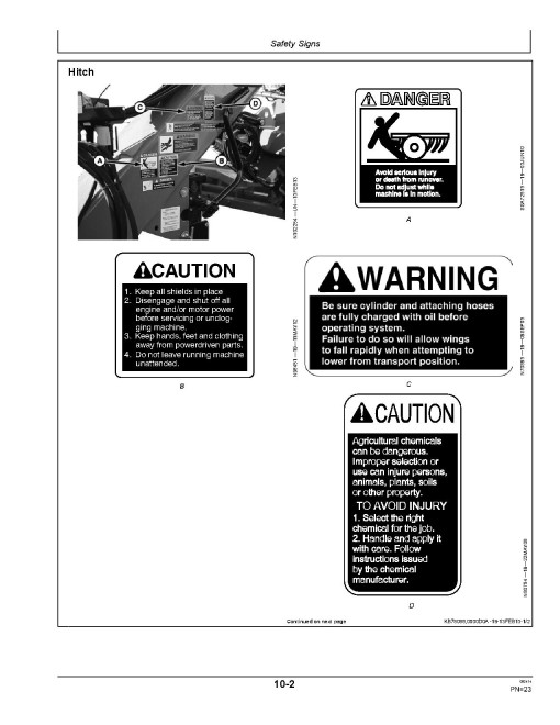 John Deere 2510L Side-Fold Luquid Nutrient Applicators (SN: from 145850) (North America) Operators Manual (OM820000)