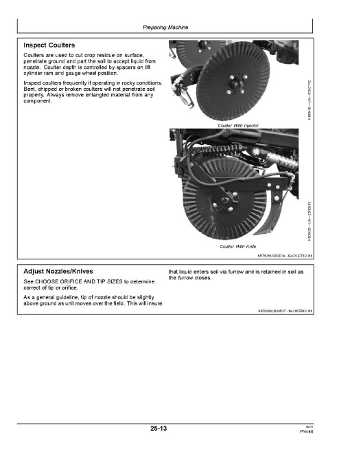 John Deere 2510L Side-Fold Luquid Nutrient Applicators (SN: from 145850) (North America) Operators Manual (OM820000)