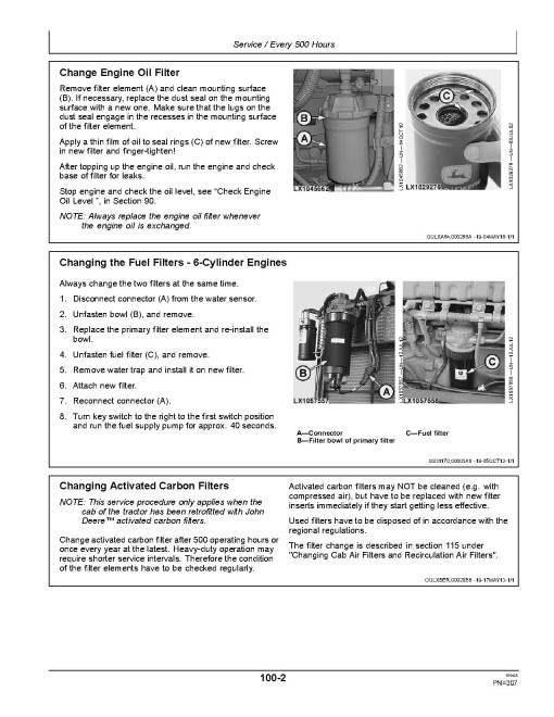 John Deere 6150M and 6170M Tractors (North America) Operators Manual (OMAL213190)