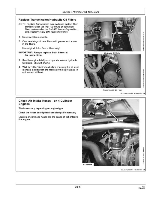 John Deere 6110M, 6120M, 6130M, 6135M and 6145M Tractors (MY2016 - 2017, Europe) Operators Manual (OMAL219592)
