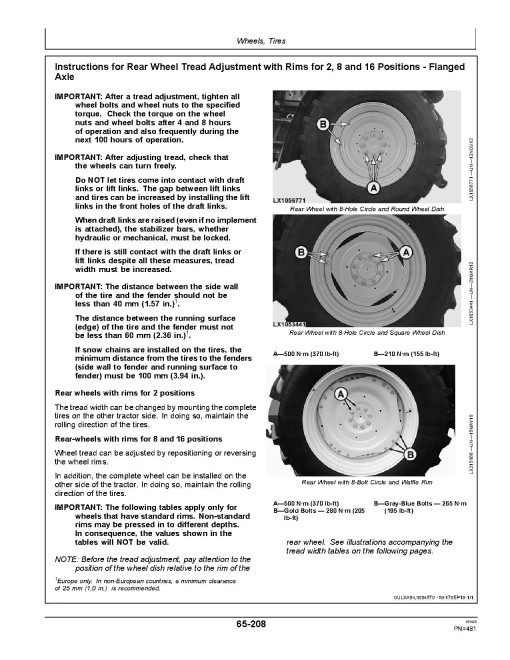 John Deere 6110M, 6120M, 6125M, 6130M, 6135M, 6140M, 6145M Tractors (MY2016-2017; Europe, Export) Operators Manual (OMAL219616)