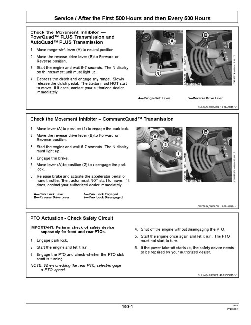 John Deere 6095MC, 6095RC, 6105MC, 6105RC, 6115MC and 6115RC Tractors (MY2016-2017, Europe) Operators Manual (OMAL222827)