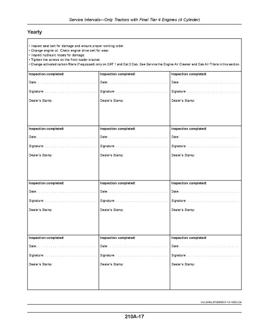 John Deere 6090M, 6100M, 6110M and 6120M Tractors (from MY2020; Europe, Export) Operators Manual (OMAL229651)