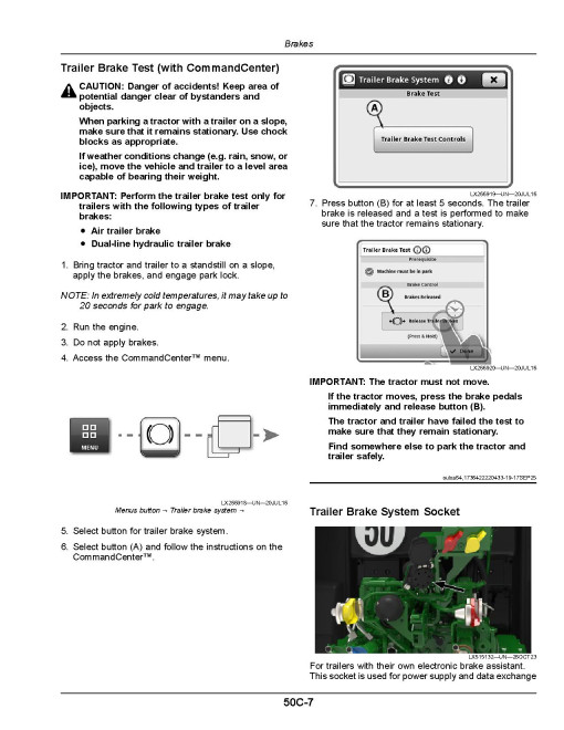 John Deere 6M 230 and 6M 250 (MT Frame) Tractors (from MY2025) (European Marocco Edition) Operators Manual (OMAL243936T)