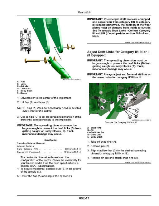 John Deere 6M 110, 6M 120, 6M 125, 6M 130, 6M 140, 6M 145, 6M 155 OOS Tractors (from MY2026, EU Export) Operators Manual (OMAL246809)