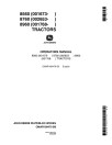 John Deere 8560 (SN:1673-2042), 8760 (SN:2653-3618), 8960 (SN:1768-2560) Articulated Tractors (N.America) Operators Manual (OMAR109479)