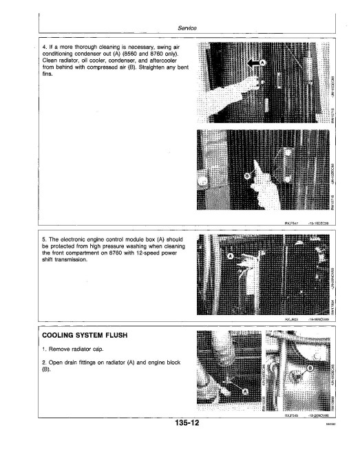 John Deere 8560 (SN:1673-2042), 8760 (SN:2653-3618), 8960 (SN:1768-2560) Articulated Tractors (N.America) Operators Manual (OMAR109479)