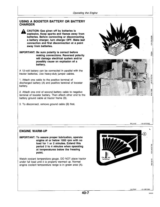 John Deere 8560 (SN:1673-2042), 8760 (SN:2653-3618), 8960 (SN:1768-2560) Articulated Tractors (N.America) Operators Manual (OMAR109479)