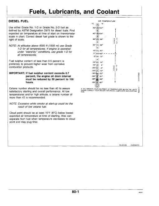 John Deere 8560 (SN:2231-3100), 8760 (SN:3619-5100), 8960 (SN:2561-4100) Articulated Tractors (N.America) Operators Manual (OMAR110222)
