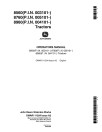 John Deere 8560 (SN.from 3101), 8760 (SN.from 5101), 8960 (SN.from 4101) Articulated Tractors (N.America) Operators Manual (OMAR111204)