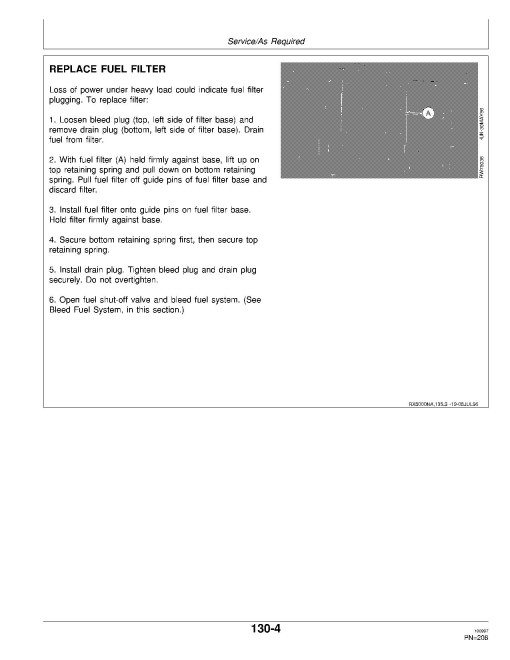 John Deere 8100, 8200, 8300 and 8400 Tractors (SN: 010001 - 024000) (Europe) Operators Manual (OMAR116936)