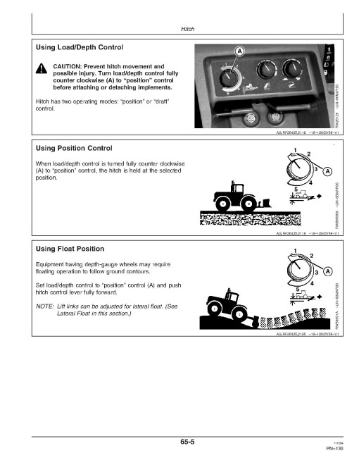 John Deere 9100, 9200, 9300 and 9400 4WD Articulated Tractors (SN: 030001-040000, North America) Operators Manual (OMAR172611)