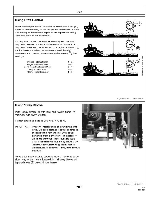 John Deere 9300 and 9400 4WD Articulated Tractors (SN: from 040001, Europe) Operators Manual (OMAR177992)