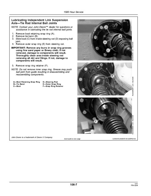John Deere 8225R, 8245R, 8270R, 8295R, 8320R, 8345R Tractors (SN:016001-090000, Export Edition) Operators Manual (OMAR276055)