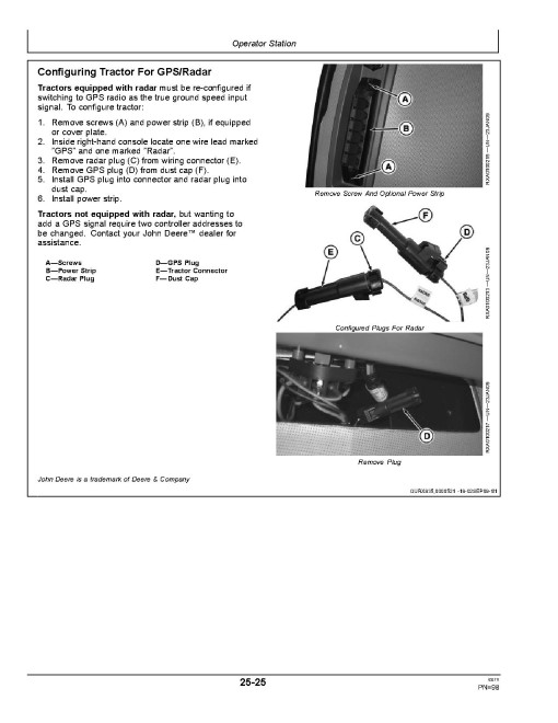 John Deere 8295RT, 8320RT and 8345RT Tracked Tractors (SN: 902501-912000, Export Edition) Operators Manual (OMAR276067)