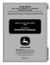 John Deere 500 Buck, 500 Ex Buck and 500 Ext Buck Utility All Terrain Vehicle (UATV) (North America) Operators Manual (OMC219000390)