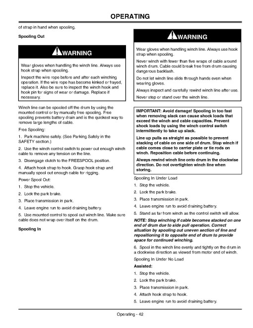 John Deere 500 Buck, 500 Ex Buck and 500 Ext Buck Utility All Terrain Vehicle (UATV) (North America) Operators Manual (OMC219000390)