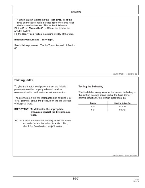 John Deere 7505 Tractors (South America) Operators Manual (OMCQ52035)