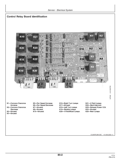 John Deere 9650 STS (SN: 000181 - 600100) and 9750 STS (SN: 000181 - 600043) Combines (South America) Operators Manual (OMCQ52794)
