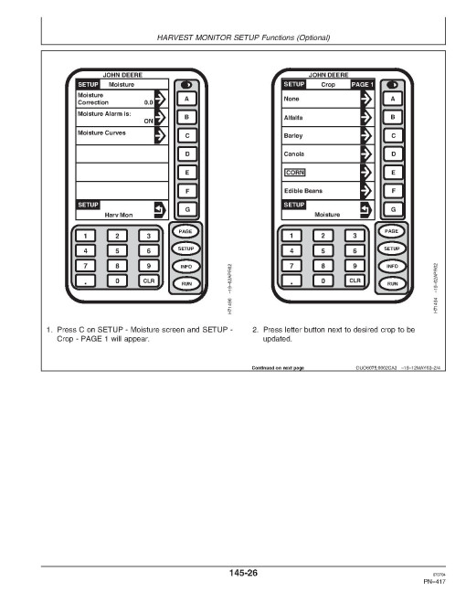 John Deere 9650 STS (SN: 000181 - 600100) and 9750 STS (SN: 000181 - 600043) Combines (South America) Operators Manual (OMCQ52794)