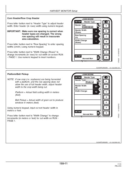 John Deere 9650 STS (SN: from 060101) and 9750 STS (SN: from 060044) Combines (South America) Operators Manual (OMCQ69659)