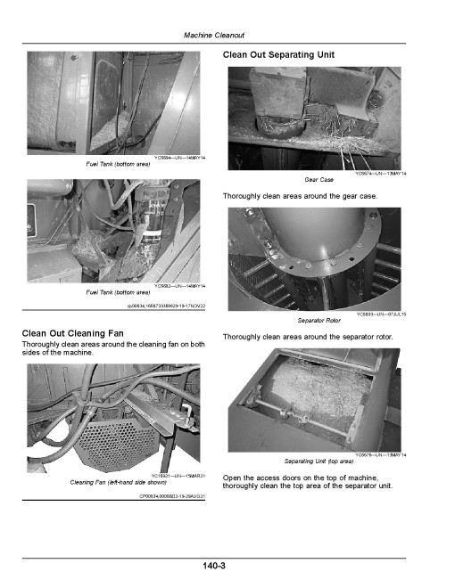 John Deere 4LZ-9 (C120) Grain Combines; 4YL-6 (C120) Corn Combines (SN: from 020000) (Asia) Operators Manual (OMDX17079)