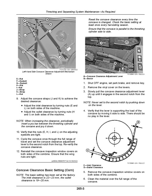 John Deere 4LZ-9 (C120) Grain Combines; 4YL-6 (C120) Corn Combines (SN: from 020000) (Asia) Operators Manual (OMDX17079)