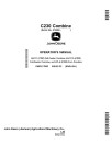 John Deere 4LZ-11,4LZ-11A(C230) Grain Combines, 4YL-6(C230) Corn Combines (SN.from 010000) (Export Edition) Operators Manual (OMDX17082)