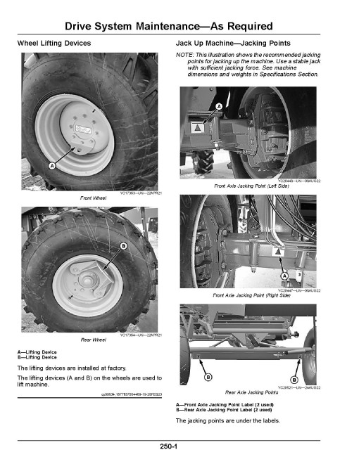 John Deere W430 Combines (SN: 035001 - 999999) (Export Edition) Operators Manual (OMDX17781)