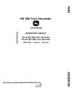 John Deere 4YL-6A, 4YL-6B (R2 300) NR4 Corn Combines (China) Operators Manual (OMDX23899)