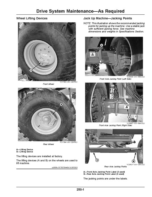 John Deere W2 400 Combines Operators Manual (OMDX23971)