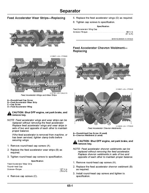 John Deere X9 1000 and X9 1100 Combines (SN: 820001 - 825000) (Export Edition) Operators Manual (OMDXE11334)