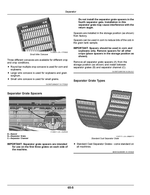 John Deere X9 1000 and X9 1100 Combines (SN: 820001 - 825000) (Europe) Operators Manual (OMDXE11337)