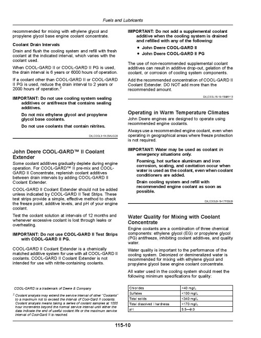 John Deere X9 1000 and X9 1100 Combines (SN: 825001 - 830000) (Europe) Operators Manual (OMDXE11751)