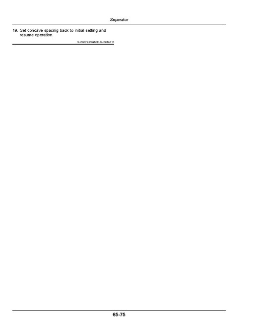 John Deere S760, S770, S780, S785 and S790 STS Combines (SN: from 140000) (Europe) Operators Manual (OMDXE13793)