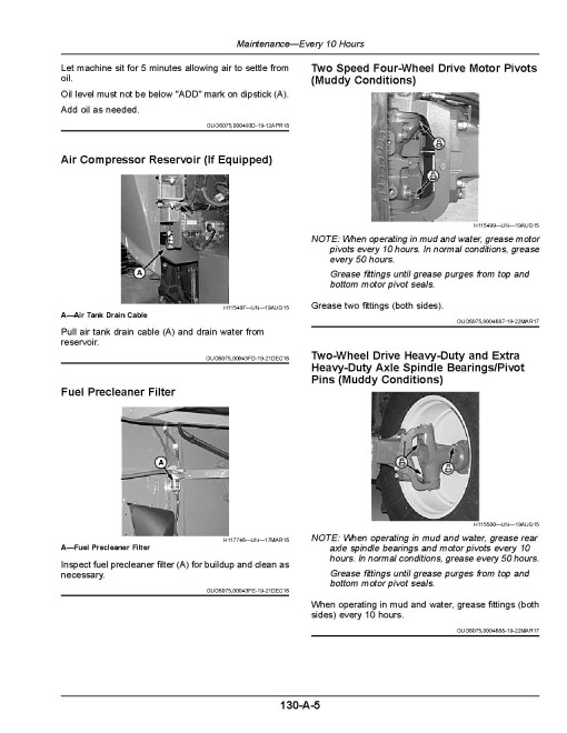 John Deere S760, S770, S780, S785 and S790 STS Combines (SN: from 140000) (Europe) Operators Manual (OMDXE13793)