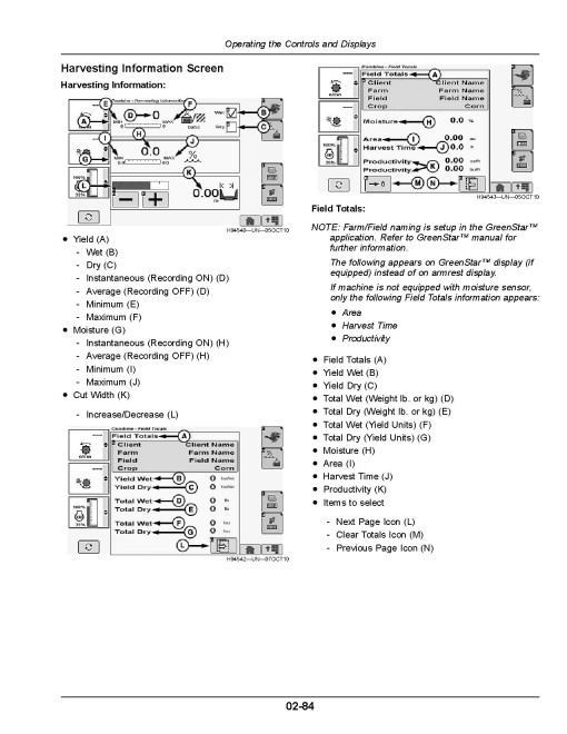 John Deere T550, T560, T660, T670, W540, W550, W650 and W660 Combines (SN: from 140000) (Europe, Export) Operators Manual (OMDXE13912)