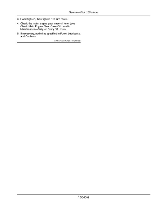 John Deere S7 600, S7 700, S7 800 and S7 900 Combines (SN: 835001 - 840000) (North America) Operators Manual (OMDXE14950)