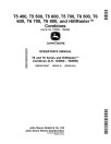 John Deere T5 400, T5 500, T5 600, T5 700, T6 500, T6 600, T6 700 and T6 800 Combines (SN: 145000 - 154999) Operators Manual (OMDXE15047)