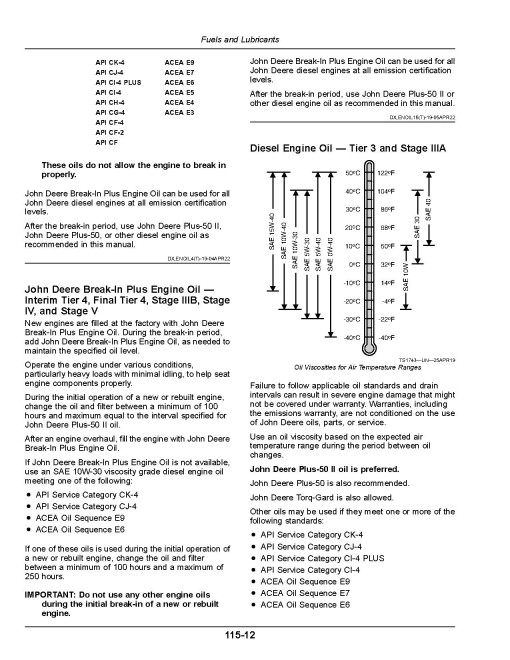 John Deere X9 1000 and X9 1100 Combines (SN: 840001 - 845000) (Export Edition) Operators Manual (OMDXE16068)