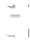 John Deere 4895 Self-Propelled Windrowers (SN: up to 180000) Operators Manual (OME125409)