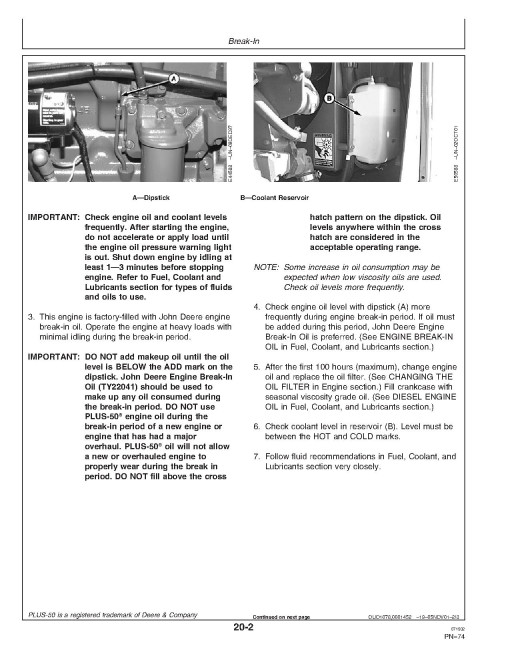 John Deere 4895 Self-Propelled Windrowers (SN: 181001 - 300000) Operators Manual (OME126774)
