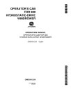 John Deere 880 Self-Propelled Windrowers (SN: up to 50604) set of Operators Manuals (OME43500)