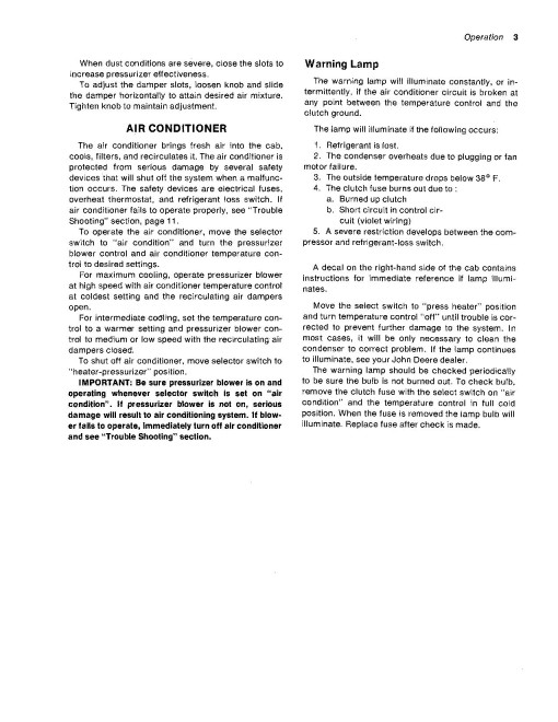 John Deere 880 Self-Propelled Windrowers (SN: from 051230) set of Operators Manuals (OME47726)