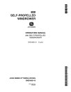 John Deere 800 Self-Propelled Windrowers Operators Manual (OME48834)