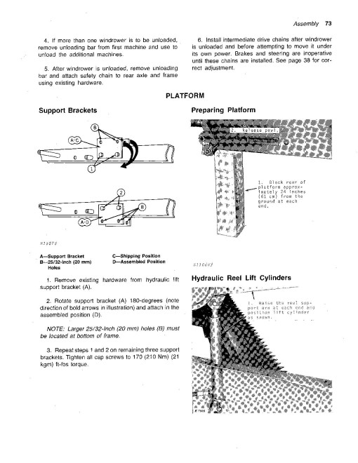 John Deere 800 Self-Propelled Windrowers Operators Manual (OME48834)