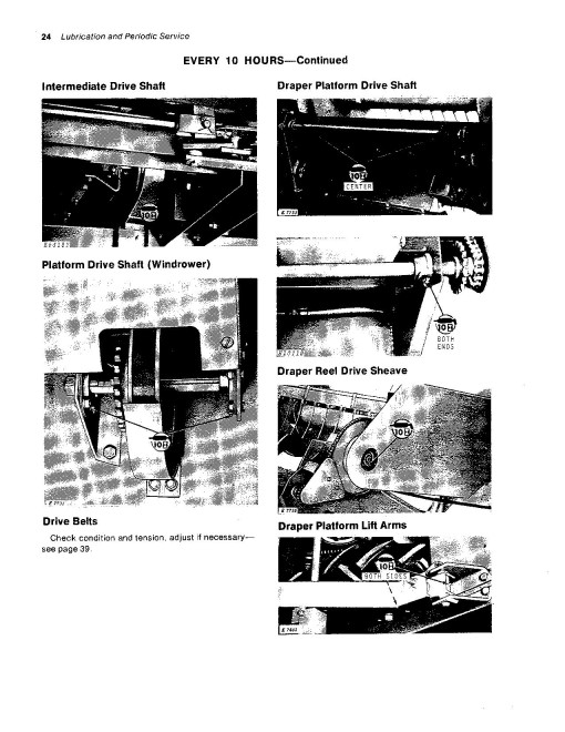 John Deere 830 Self-Propelled Windrowers Operators Manual (OME55180)