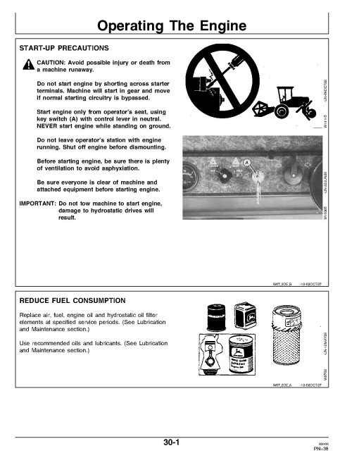 John Deere 2360 Self-Propelled Windrowers Operators Manual (OME81676)