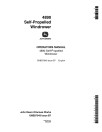 John Deere 4890 Self-Propelled Windrowers (SN: up to 120000) Operators Manual (OME87943)